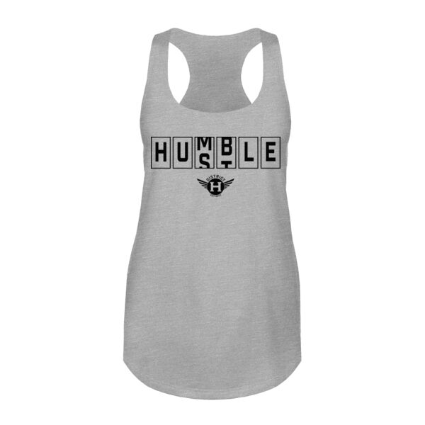 HUMBLE HUSTLE - WOMEN'S FITTED TANK TOP Thumbnail