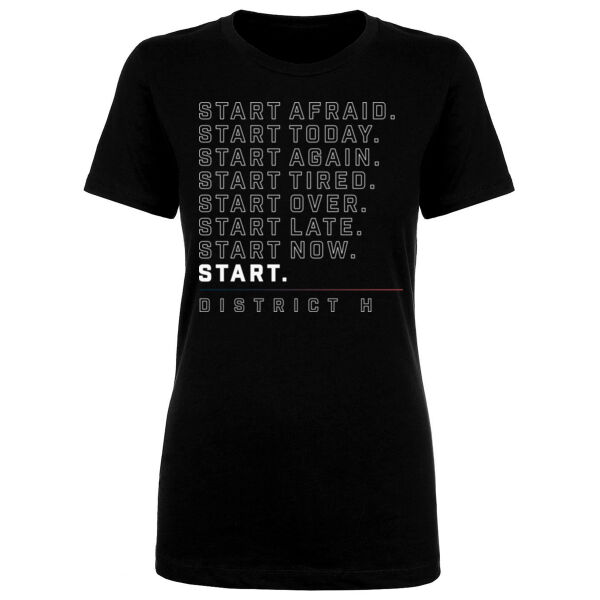JUST START - WOMEN'S FITTED T-SHIRT Thumbnail